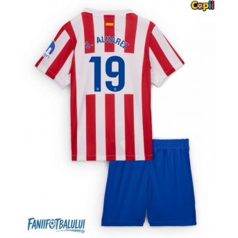 Atletico Madrid Julian Alvarez #19 Echipament de Fotbal Replică 2025-26 Copii Acasa (+ Șorturi)